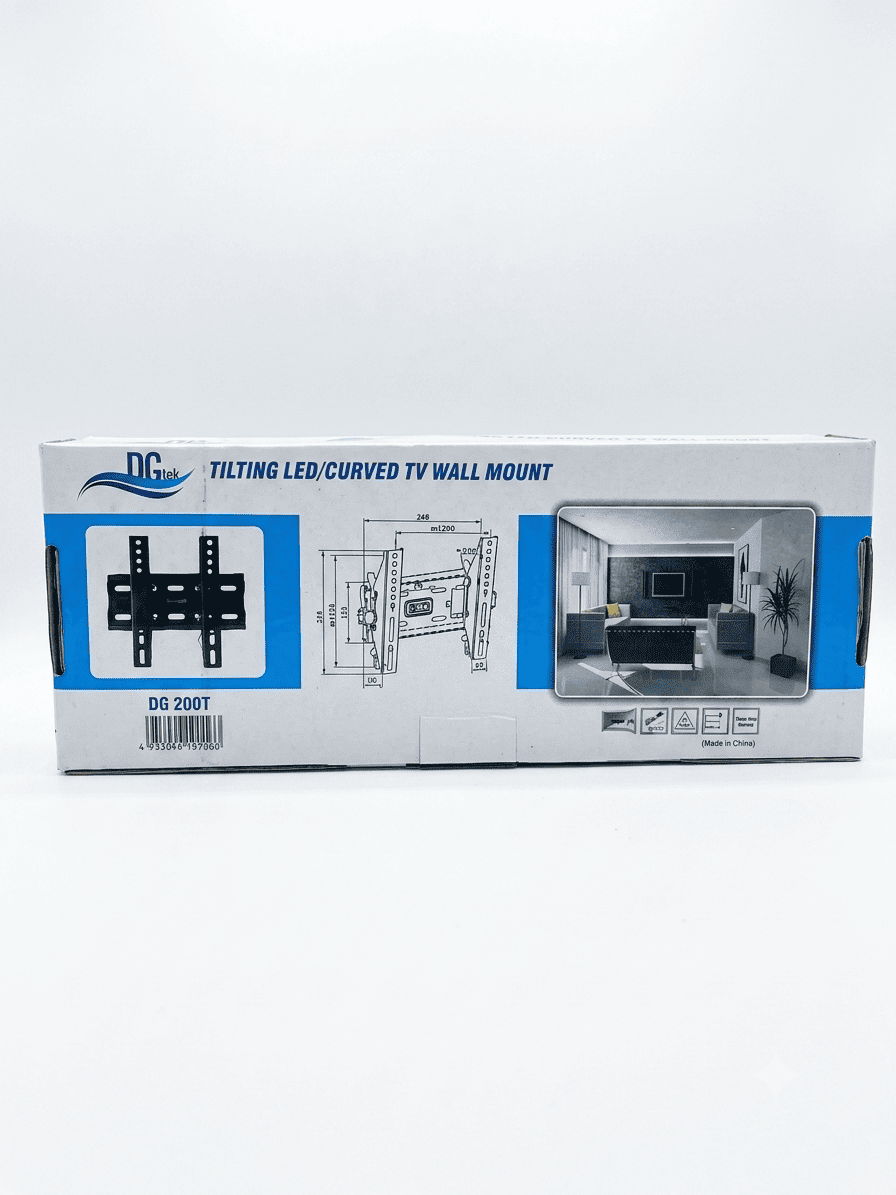 حامل جداري متحرك لشاشات LED والمقعرة (DGtek TILTING LED/CURVED TV WALL MOUNT - Model: DG 200T)