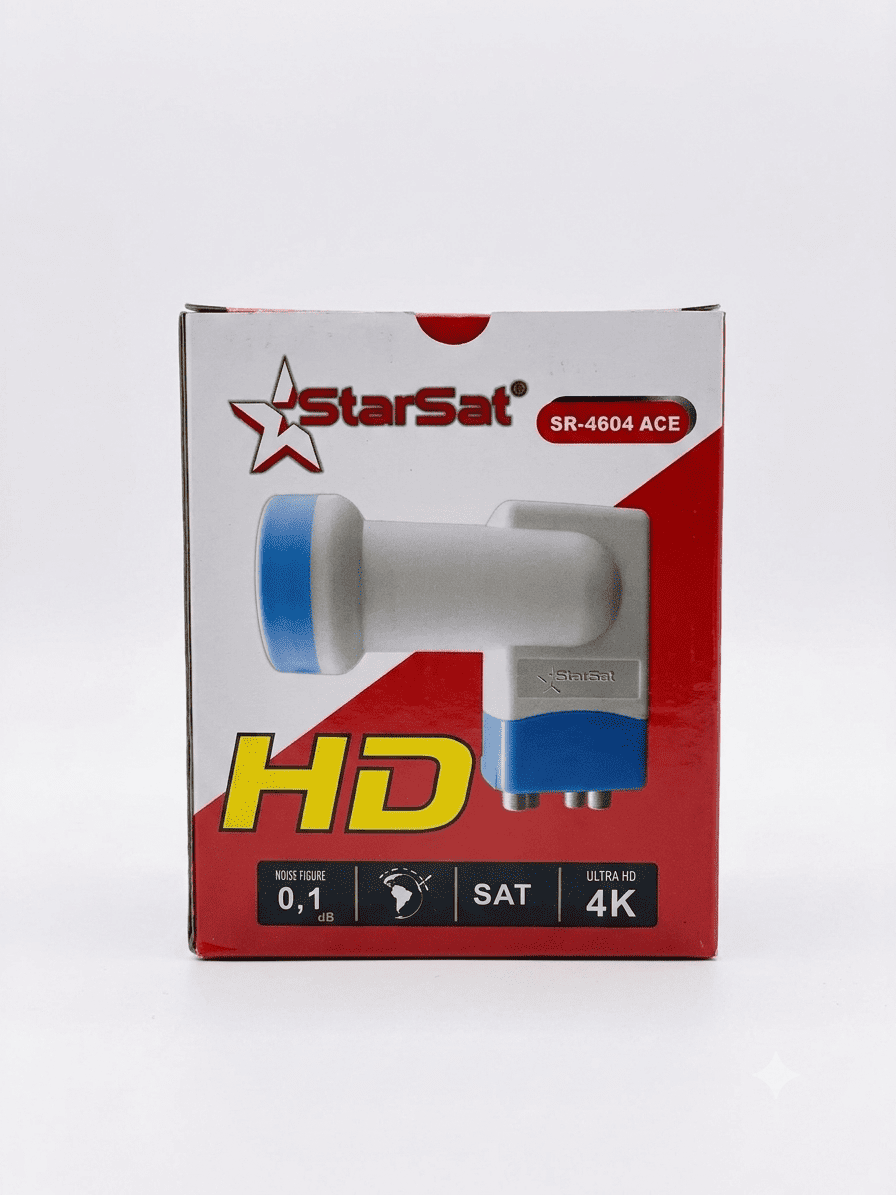 لاقط إشارة الدش رباعي المخرج HD - ستارسات (StarSat)